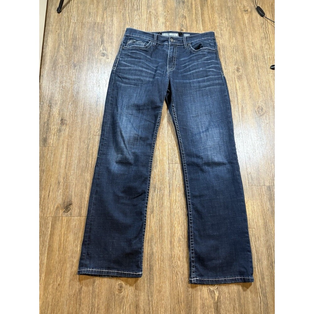 BKE Buckle Jeans Men's 34R Blue Denim Jake Bootleg Cowboy Bootcut Rockabilly